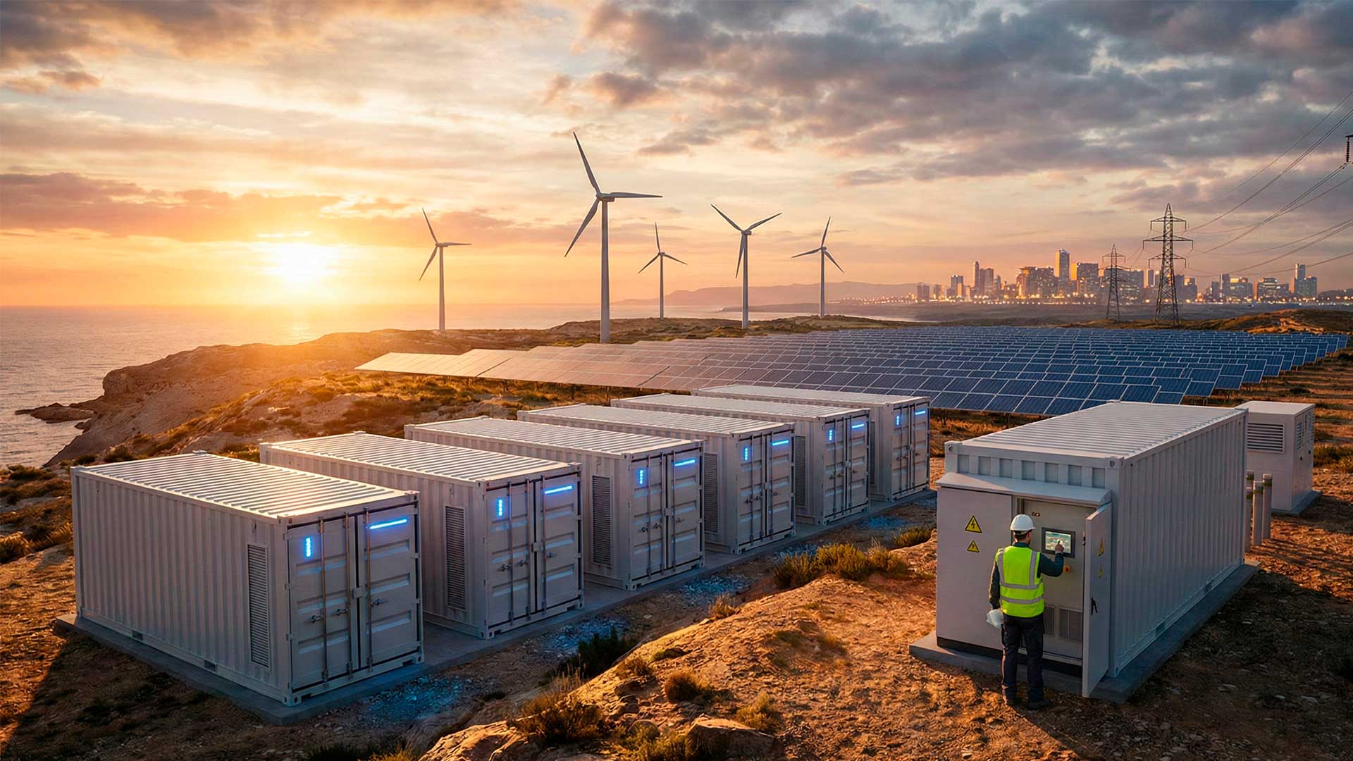 Baterias que antes eram vistas como caras e arriscadas, viram peça chave para salvar redes elétricas e destravar mais energia solar e eólica no Brasil e no mundo