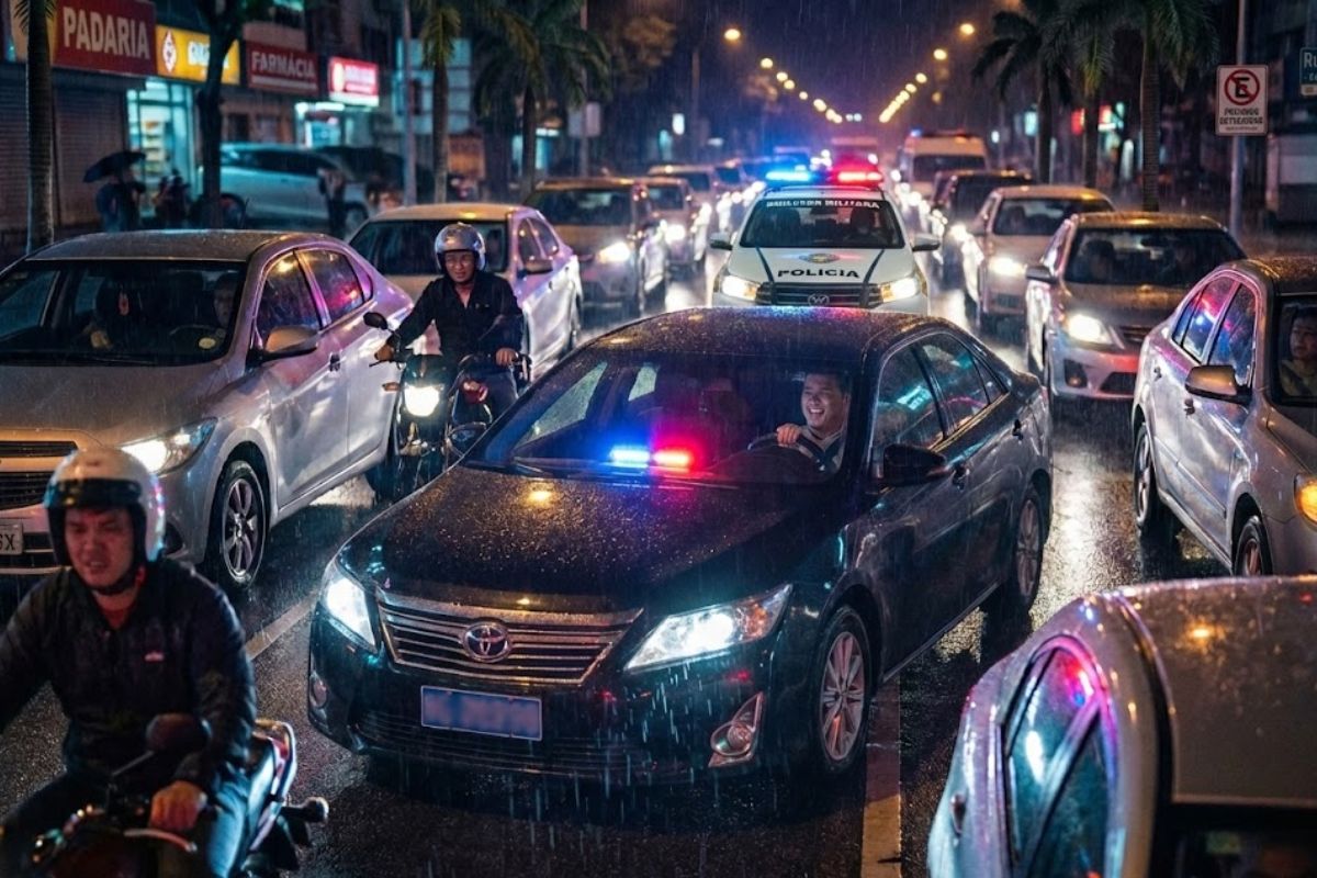 Brecha na lei no Código de Trânsito Brasileiro libera giroflex clandestino, mantém giroflex impune no Código Penal e expõe brecha na lei que engana motoristas.