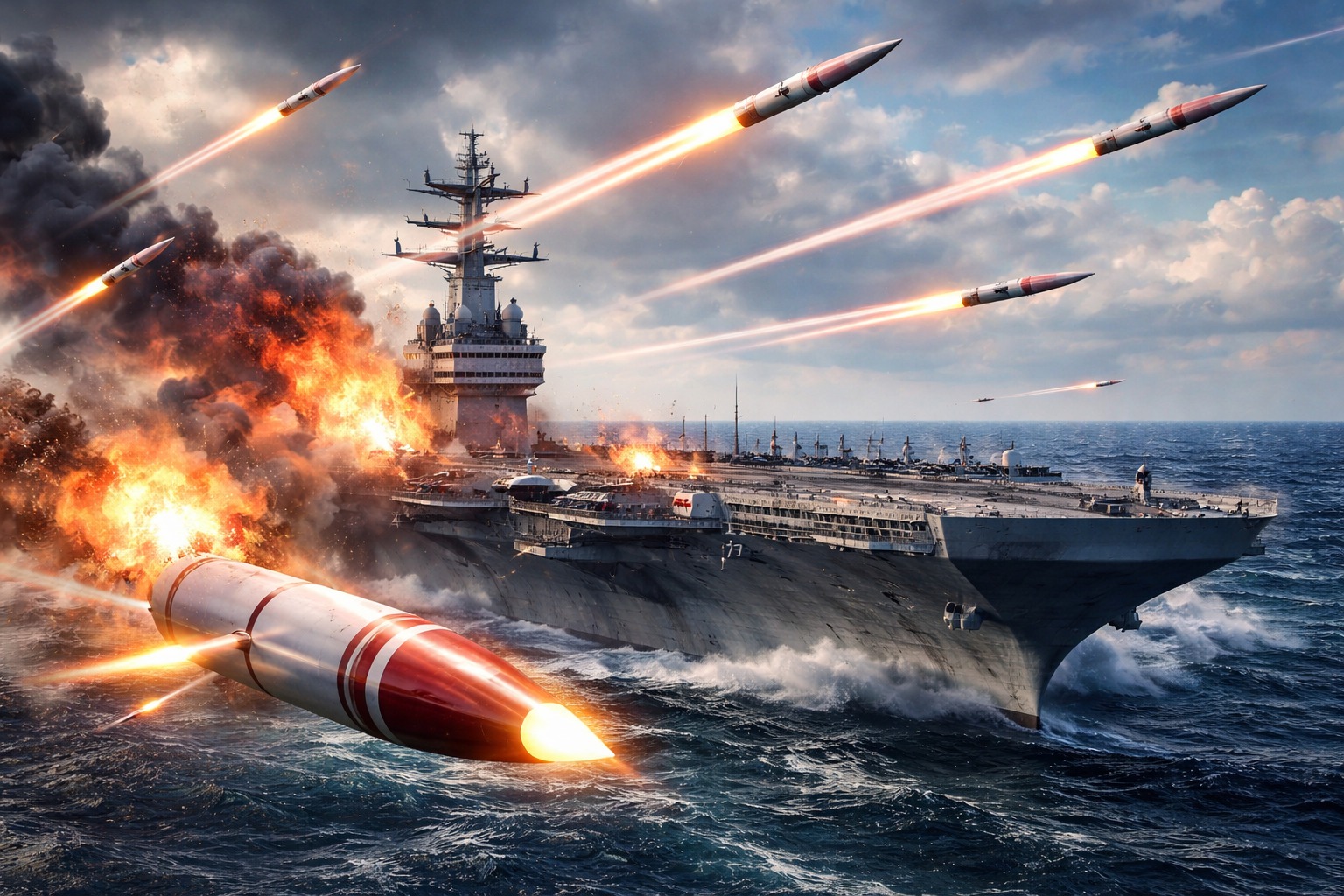 Avaliação vazada do Pentágono indica que China pode neutralizar porta-aviões dos EUA com mísseis hipersônicos, ataques cibernéticos e ações contra satélites.