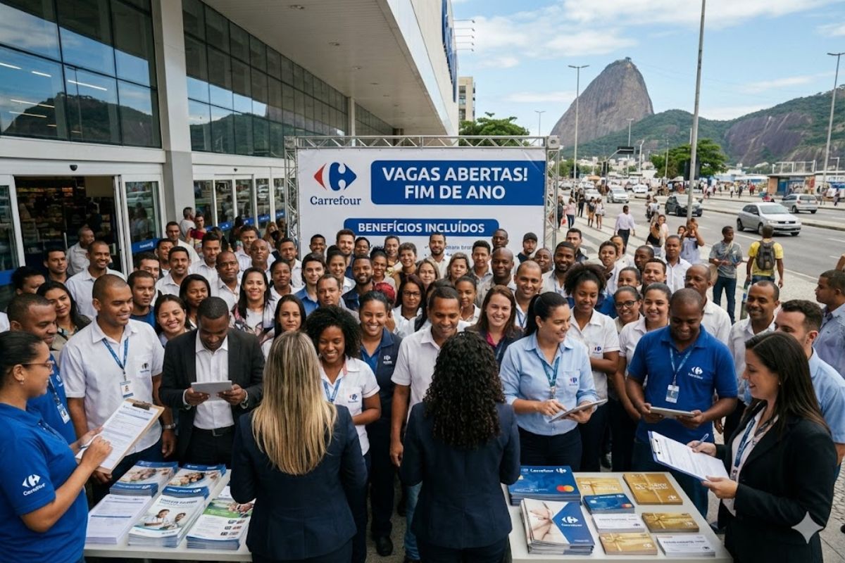 Carrefour abre vagas em todo o Brasil, destaca benefícios competitivos e seleção nacional para profissionais em início de carreira no varejo neste fim de ano.
