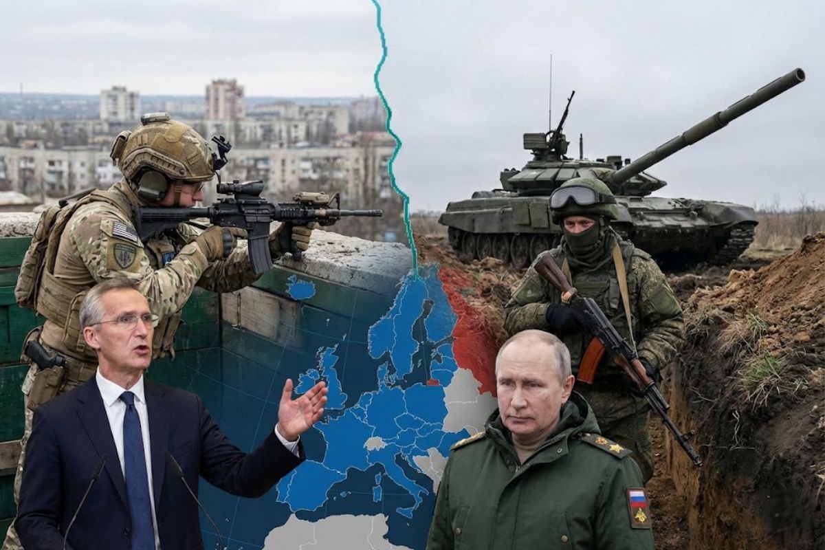 Chefe da Otan alerta que Europa é alvo da Rússia, cita risco de guerra em grande escala e reage às novas ameaças de Putin em meio à escalada.
