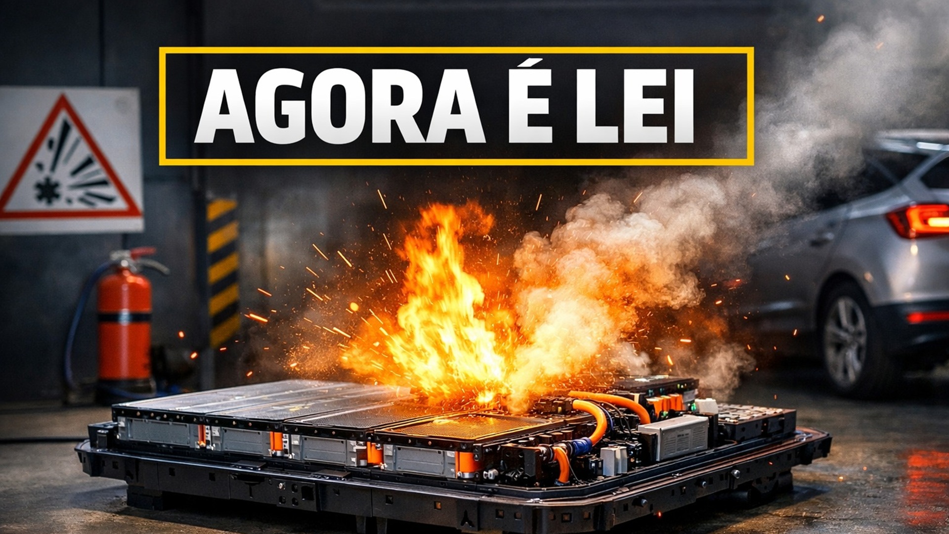 Novas regras da China exigem tolerância zero para incêndios em baterias de elétricos e modernizam a indústria até 2026.