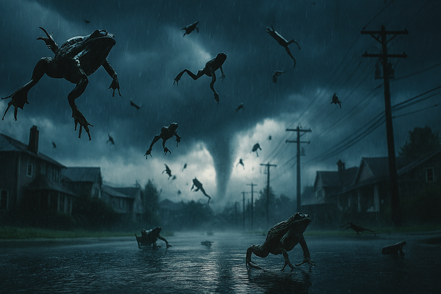 Chuva de rãs surpreende moradores em diferentes partes do mundo durante tempestades e revela como trombas d'água conseguem "lançar" anfíbios do céu