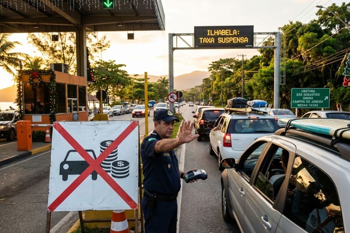 cidade brasileira de Ilhabela adia taxa de preservação ambiental, ajusta cobranças no litoral norte paulista e analisa taxa de turismo sustentável a turistas.