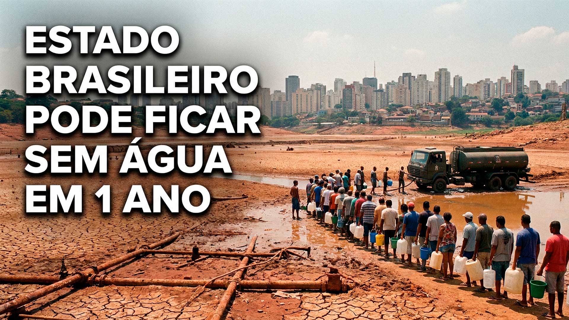 Com 46 milhões de habitantes, metade da população pode ficar sem água, e especialistas dizem que, sem chuva suficiente e planejamento, o estado de São Paulo pode registrar um novo colapso no abastecimento em 2026
