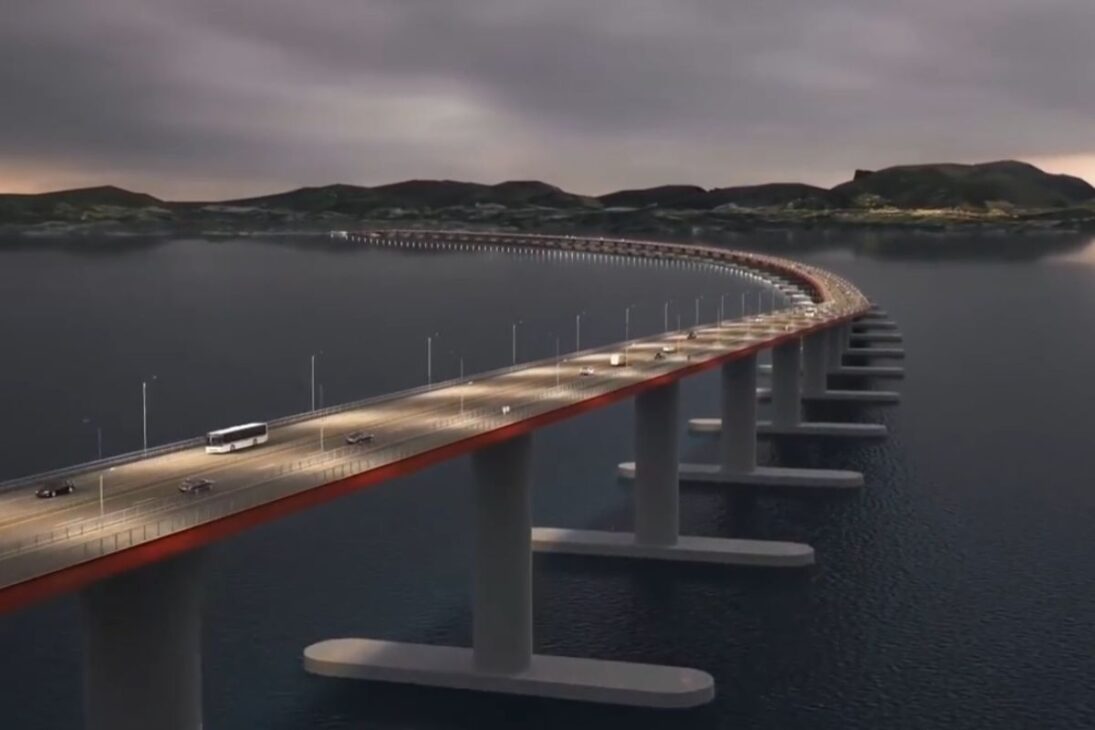 Noruega planea transformar la carretera E39 con puentes flotantes, túneles submarinos conectando fiordos y crear una nueva ruta costera de referencia mundial.