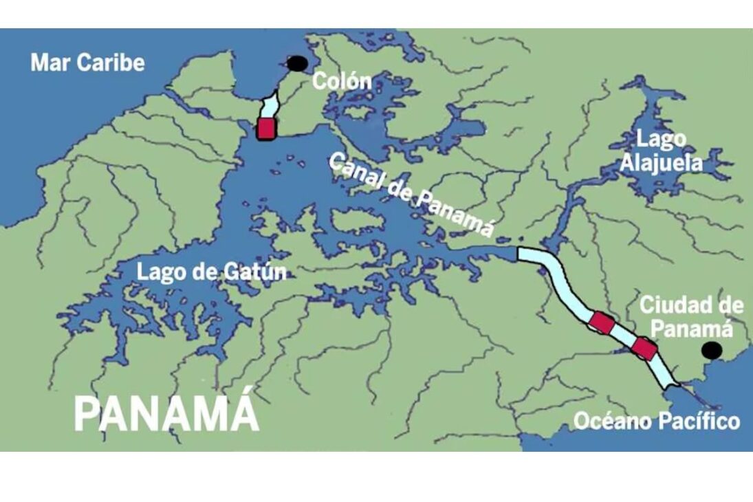 El Canal de Panamá usa las eclusas del Canal de Panamá y el lago Gatún para operar incluso en crisis hídrica y seguir siendo vital para el comercio mundial.