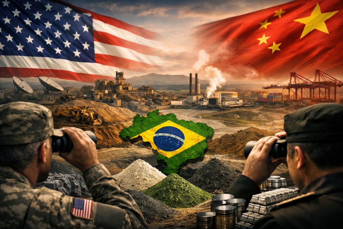 Brasil disputa com China o futuro das terras raras, mineração estratégica e refino nacional que definem reservas e produção energética do país.