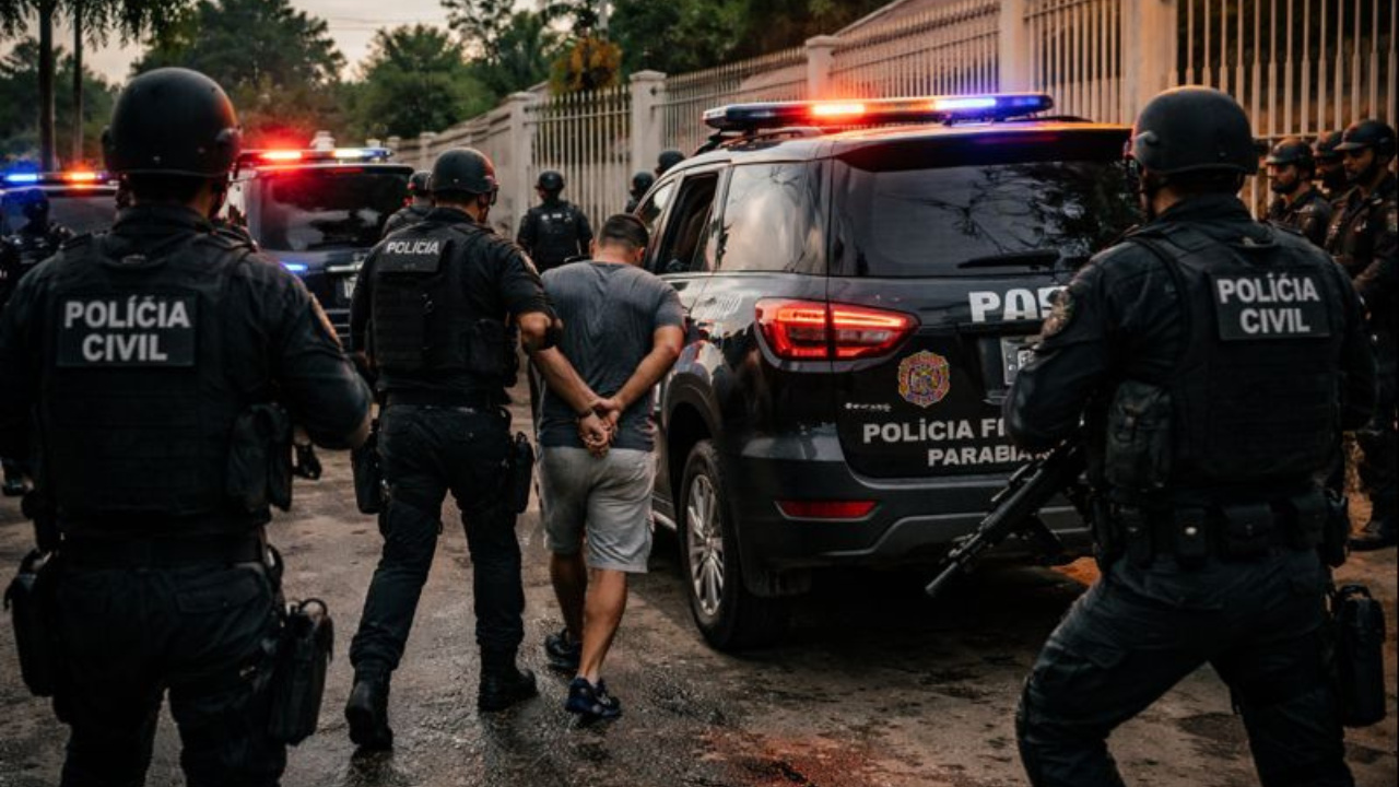 Polícia Civil da Paraíba prende 12 suspeitos e atinge rede de tráfico de drogas e lavagem de dinheiro em cinco estados em operação Colheita.