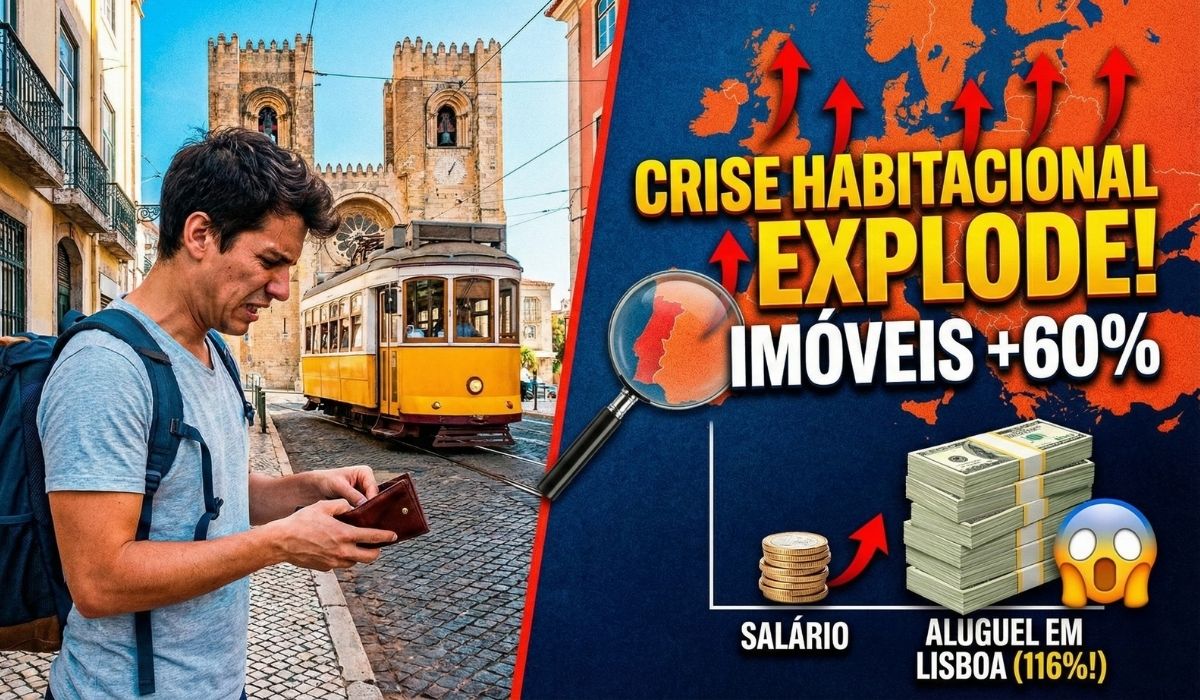 Crise habitacional explode na Europa: imóveis sobem +60% desde 2010 e aluguéis disparam; por que Lisboa virou símbolo do aperto para imigrantes
