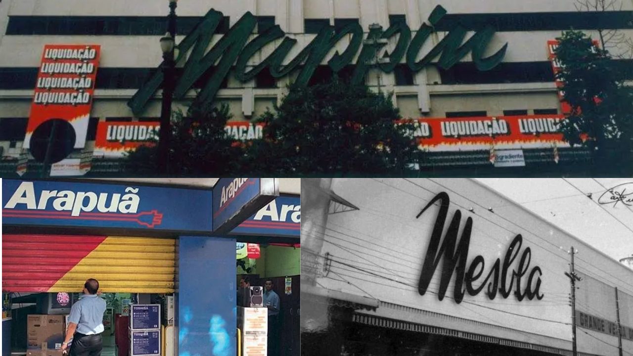 De gigantes que dominaram o varejo brasileiro com centenas de lojas, crédito próprio e bilhões em vendas à queda provocada por inflação, importados, juros altos e má gestão