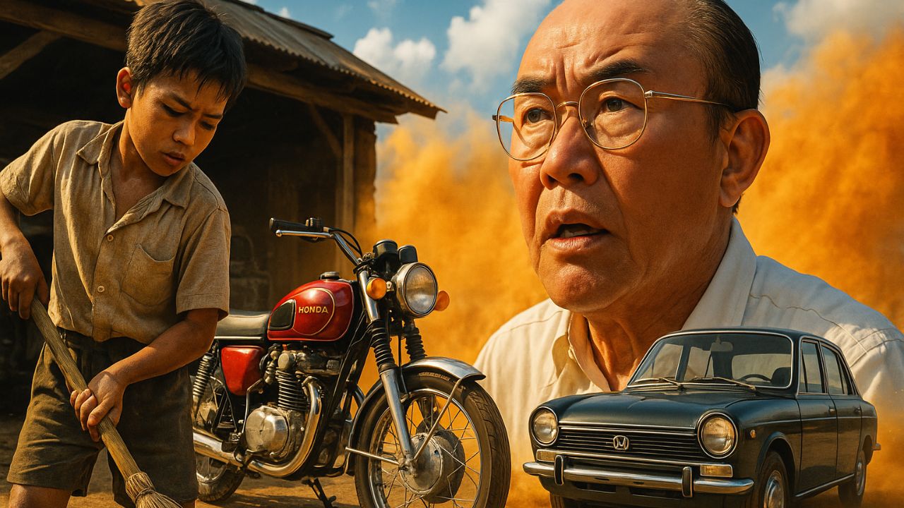 De menino pobre que varria oficina a gênio que criou a Honda a história real de Soichiro Honda, suas quedas, seu renascimento pós-guerra e a revolução que mudou motos e carros (3)