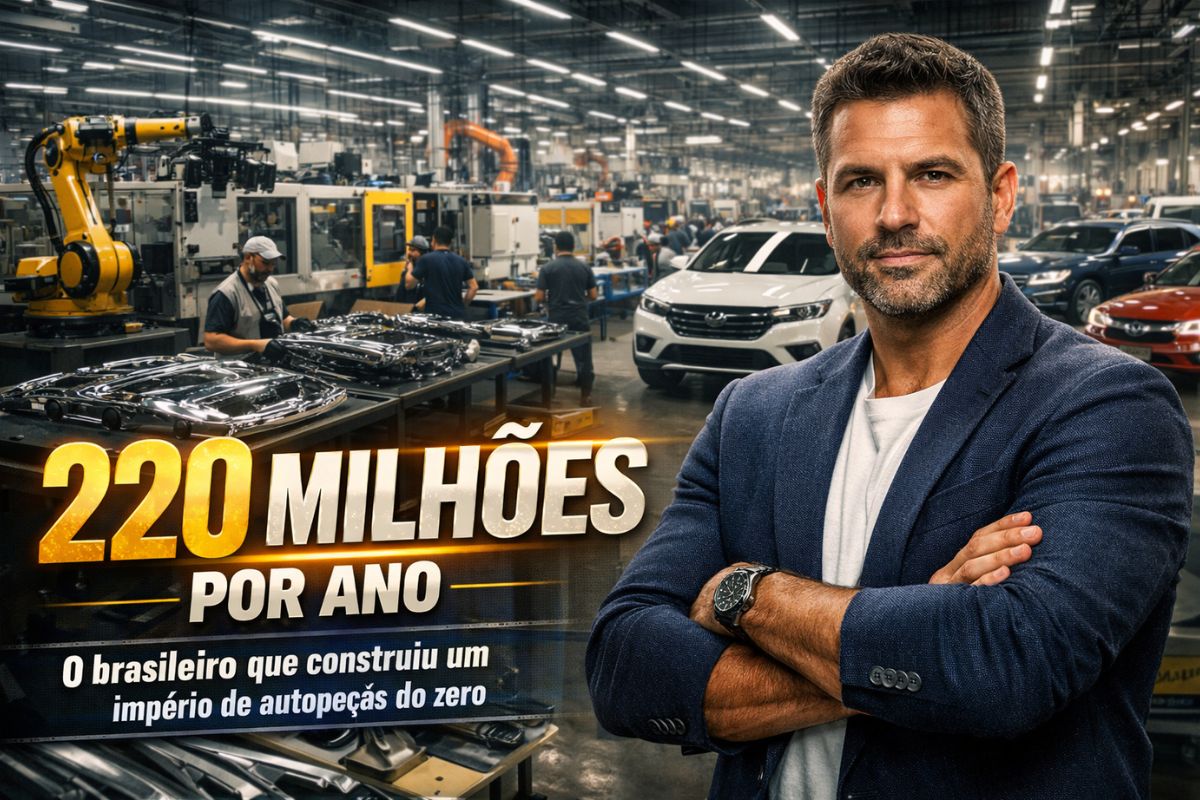 De vendedor de carros a dono de indústria que fatura R$ 220 milhões por ano, empresário brasileiro cria peças automotivas no quintal da mãe, atende 17 montadoras (1)