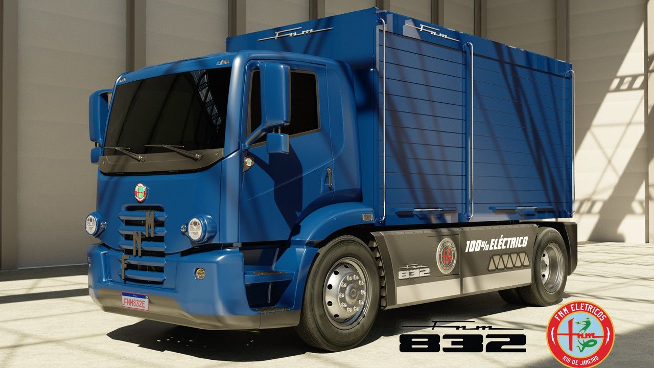 Depois de 40 anos longe das estradas, a lendária FNM renasce no Brasil como caminhão elétrico, une tradição e tecnologia, desafia gigantes do transporte e promete