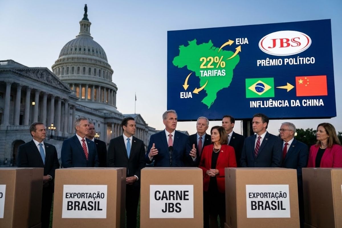 Deputados dos EUA cobram Trump pelo tarifaço que ainda atinge exportações do Brasil e alertam que a política abre espaço para a China.