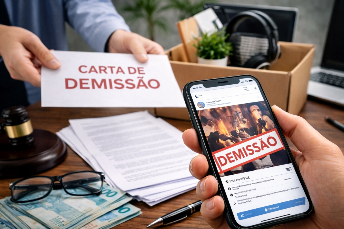 Trabalhador é demitido após publicações em redes sociais, casos chegam à Justiça do Trabalho, decisões analisam conteúdo
