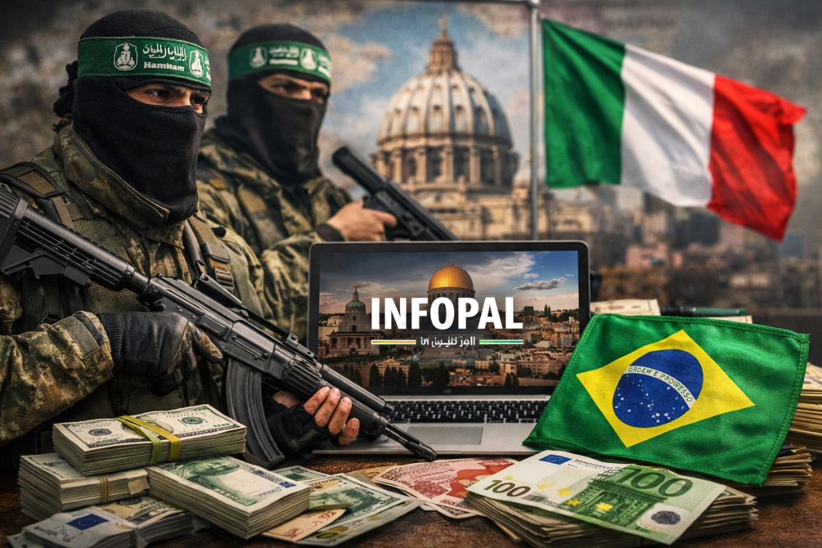 Operação antiterrorista na Itália expõe rede ligada ao financiamento do Hamas e aponta empresa Infopal aberta no Brasil em 27 de fevereiro de 2023