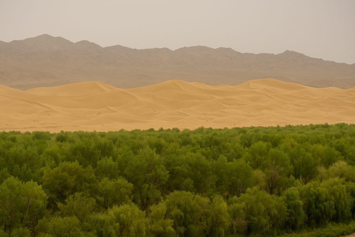 Combater desertos com árvores parece lógico, mas um gigantesco projeto florestal no norte da China revela como clima, solo, água e engenharia ambiental tornam essa equação muito mais controversa do que parece