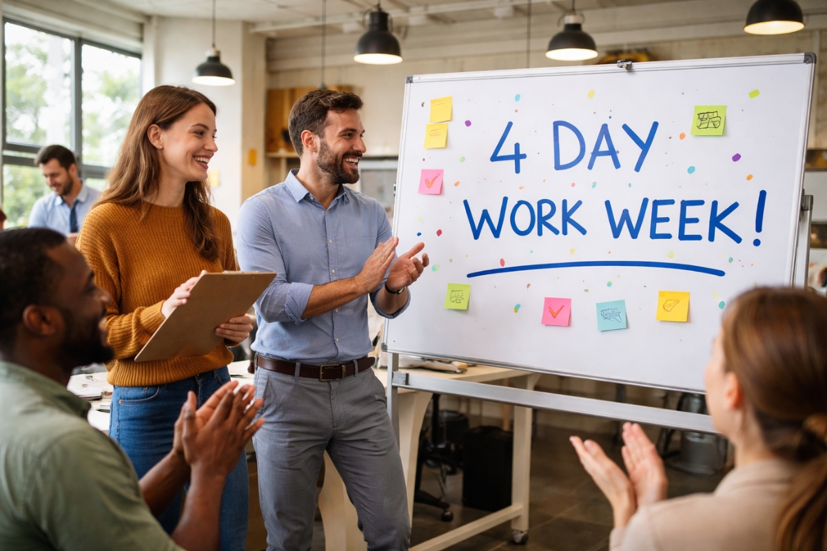 Experimento da semana de 4 dias no Reino Unido terminou e 56 de 61 empresas mantiveram o modelo, veja o que mudou e o que não mudou