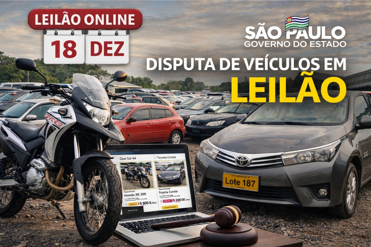 Oportunidades e cuidados no leilão de veículos do Governo de SP: prazos, regras, inspeção presencial e retirada programada após a arrematação