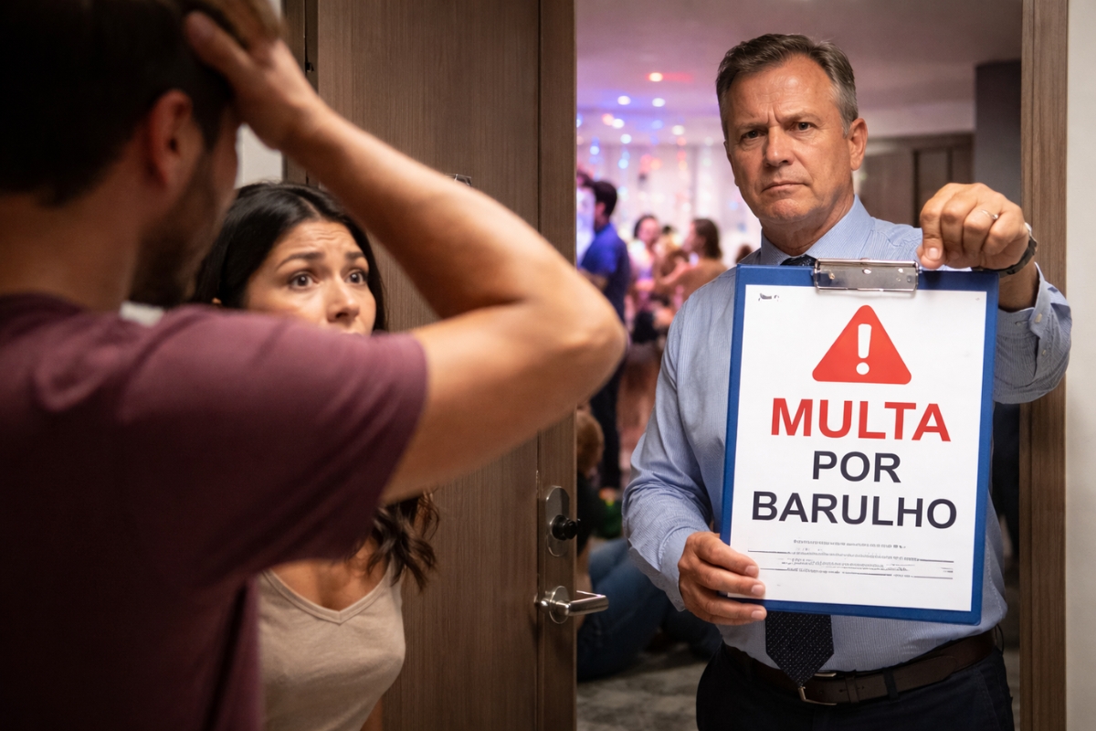 Multa por barulho explode em condomínios, obra, música e festa entram na mira, e o processo de advertência pode definir se a cobrança se sustenta