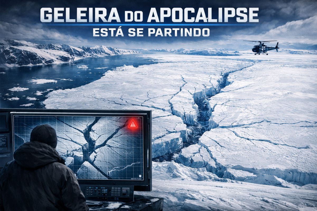 Estudo do ITGC mostra a geleira do Apocalipse na Antártida Thwaites instável na Antártida Ocidental, elevando o nível do mar e expondo riscos das mudanças climáticas.