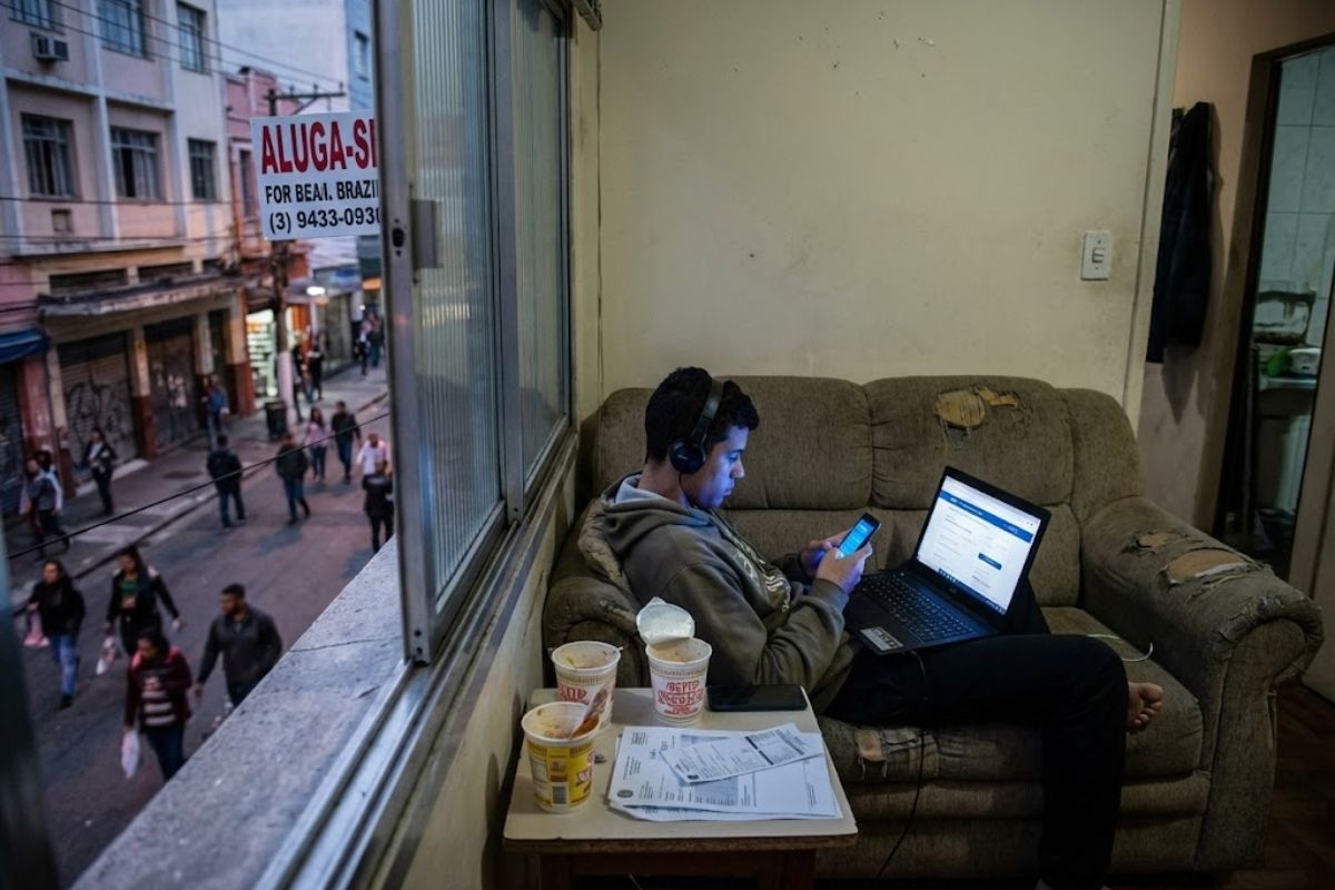 A geração Z enfrenta custo de vida alto, redes sociais sufocantes, saúde mental abalada e depressão crescente num Brasil de jovens exaustos e ansiosos.