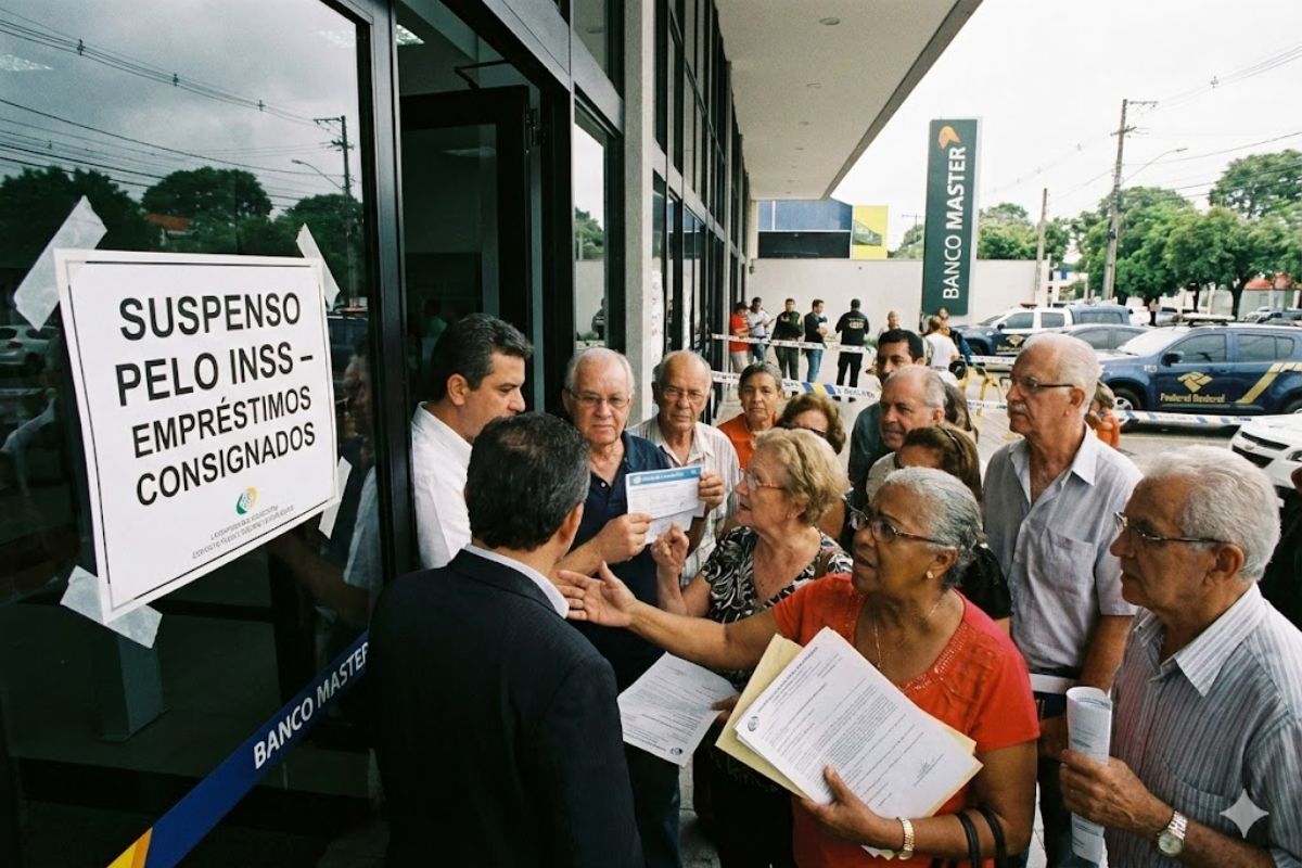 INSS suspende repasses ao Banco Master, bloqueia R$ 27 milhões em empréstimos consignados, expõe falhas no crédito consignado e deixa aposentados em alerta sobre descontos.