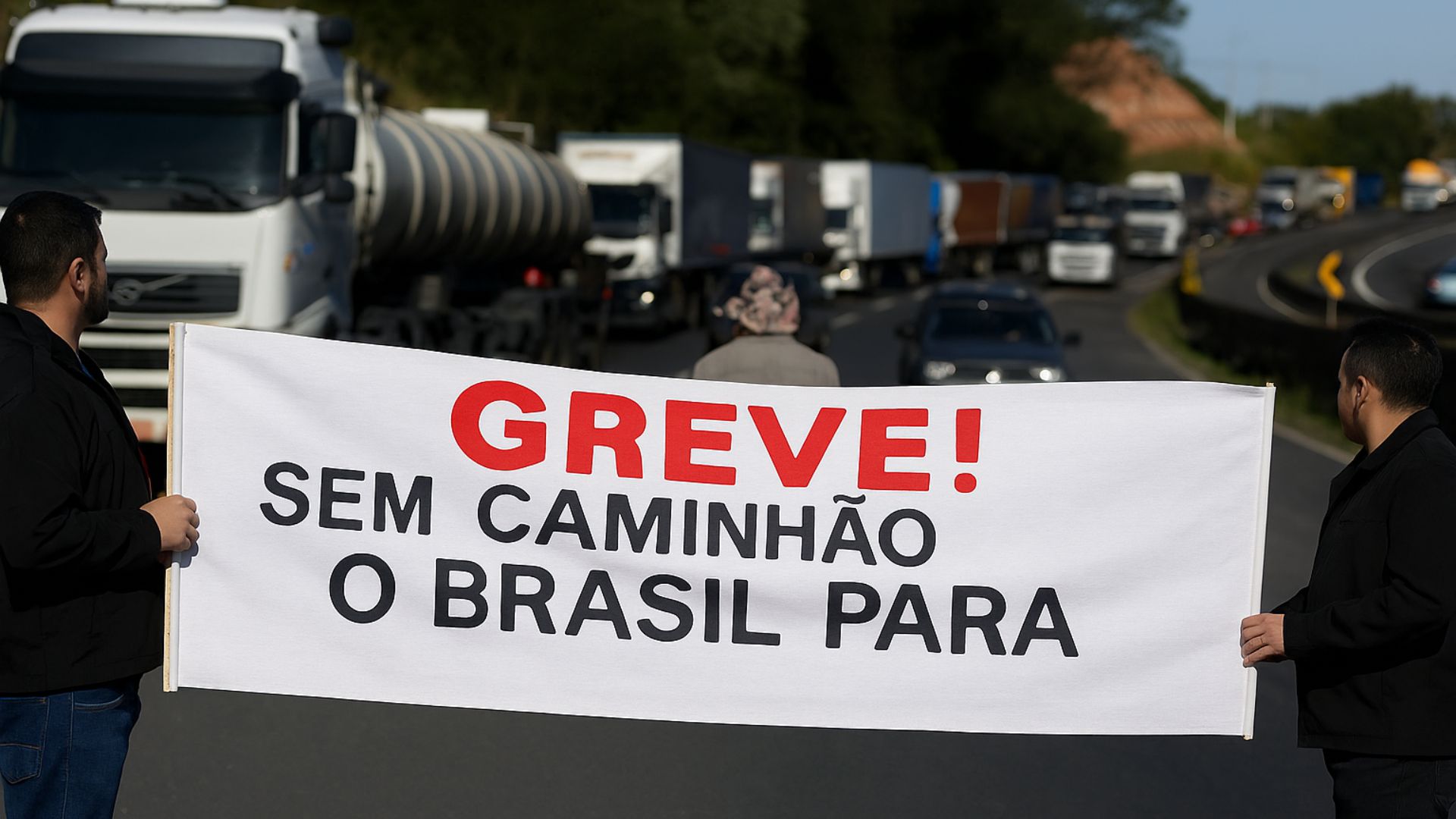 Caminhoneiros articulam paralisação nacional com apoio jurídico e pautas trabalhistas e políticas, incluindo aposentadoria especial e pedido de anistia.