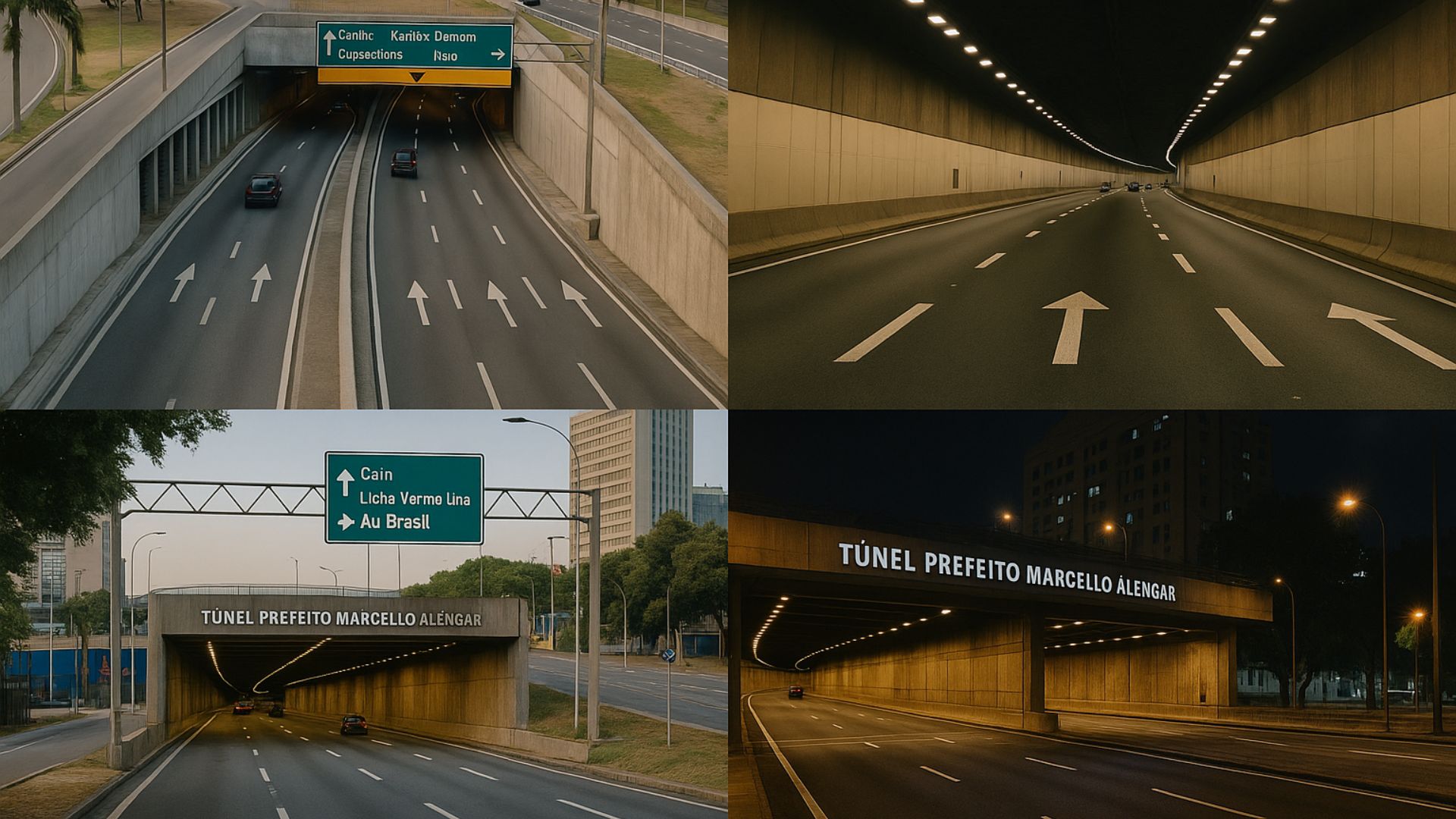 Maior túnel urbano do Brasil integra Centro e Região Metropolitana do Rio em ligação direta com a Ponte Rio-Niterói e o Porto Maravilha.