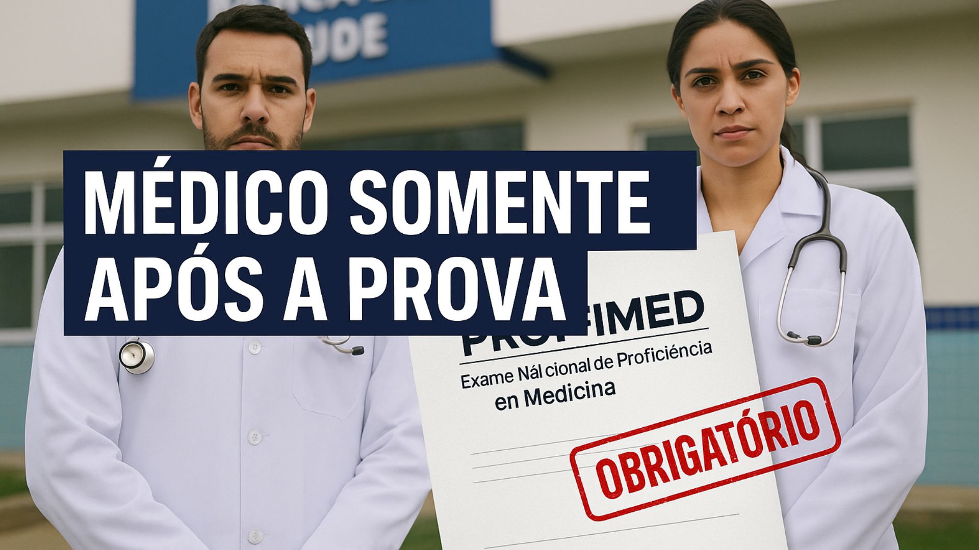 Novo exame Profimed exigirá aprovação para atuar como médico no Brasil e poderá impactar faculdades, formação e acesso à residência.
