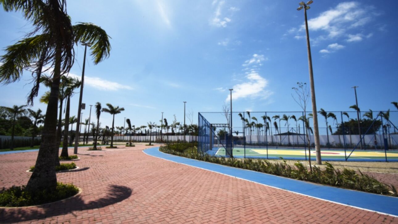 Nuevo parque de 14,8 mil m² en Praia Grande recibe más de R$ 6,5 millones y reúne esparcimiento, deporte, accesibilidad e infraestructura completa.