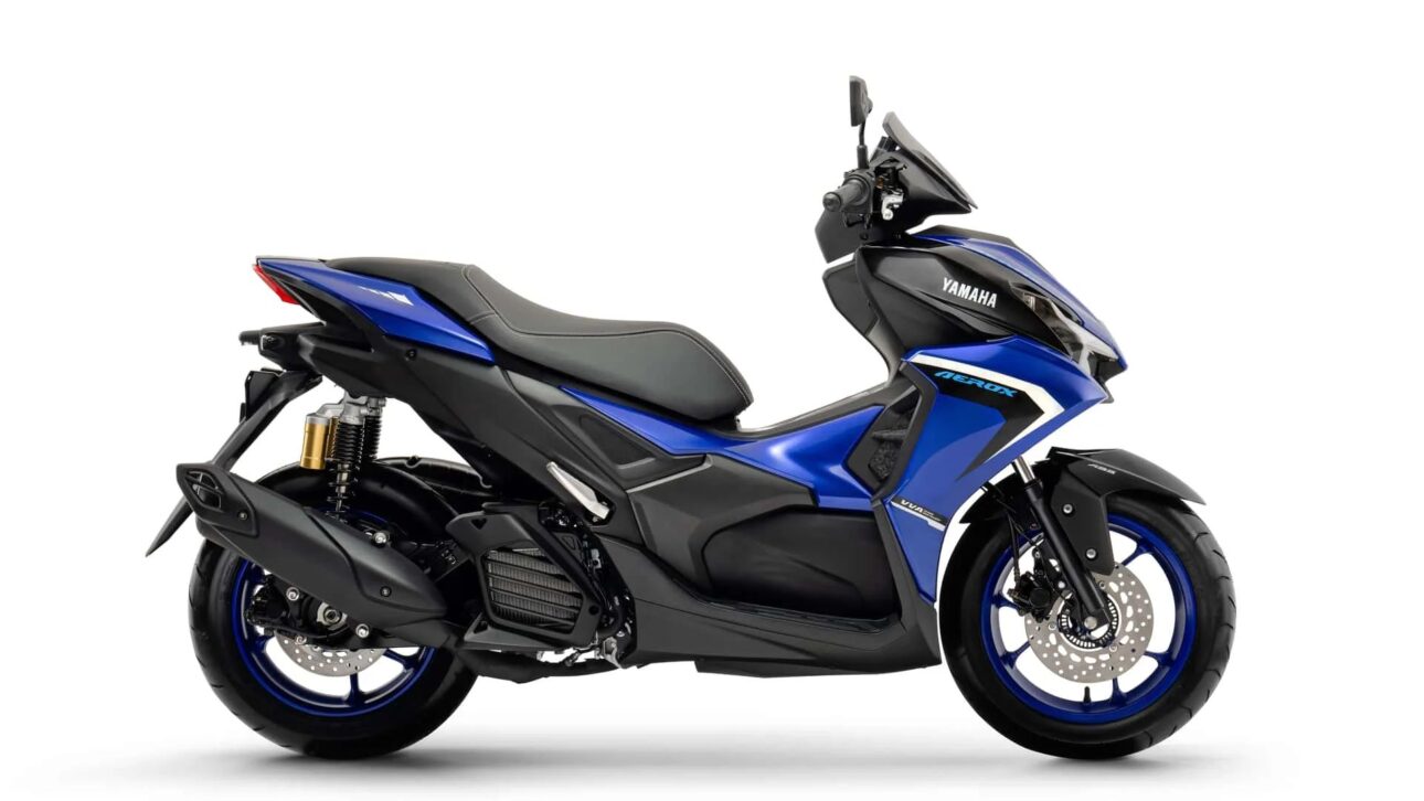 Yamaha lanza la Aerox 160 ABS Connected en Brasil por R$ 18.990, con motor de 15,4 cv, frenos de disco, ABS, Bluetooth, panel digital y sistema Stop & Start.