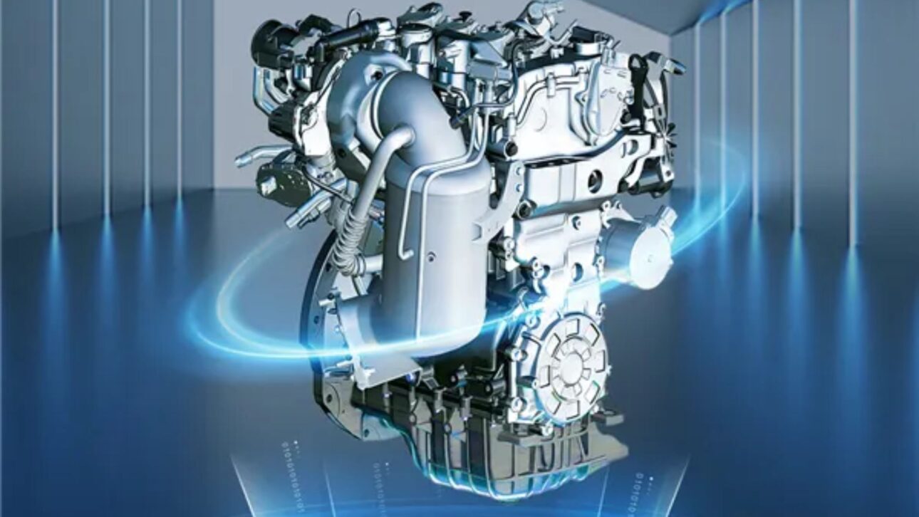 Motor híbrido Mach 1.5T, de Dongfeng, atinge 48,09% de eficiência térmica e supera Toyota e BYD com novas soluções de combustão e redução de perdas.