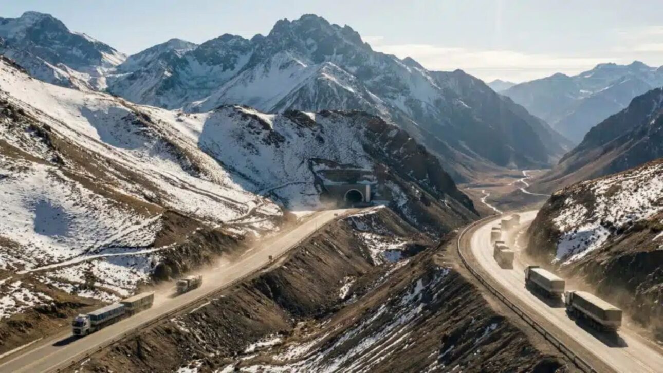 Túnel de Agua Negra busca ligar Argentina e Chile pelos Andes, integrar corredor bioceânico e ampliar acesso a portos do Pacífico com rota mais previsível.