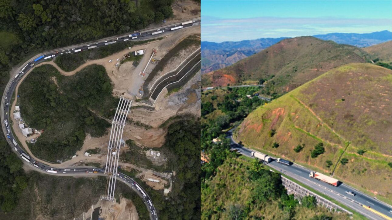 Obras de R$ 1,5 mil millones modernizan la Serra das Araras en la BR-116, con nuevos viaductos, rampas de escape y reducción del tiempo de viaje.