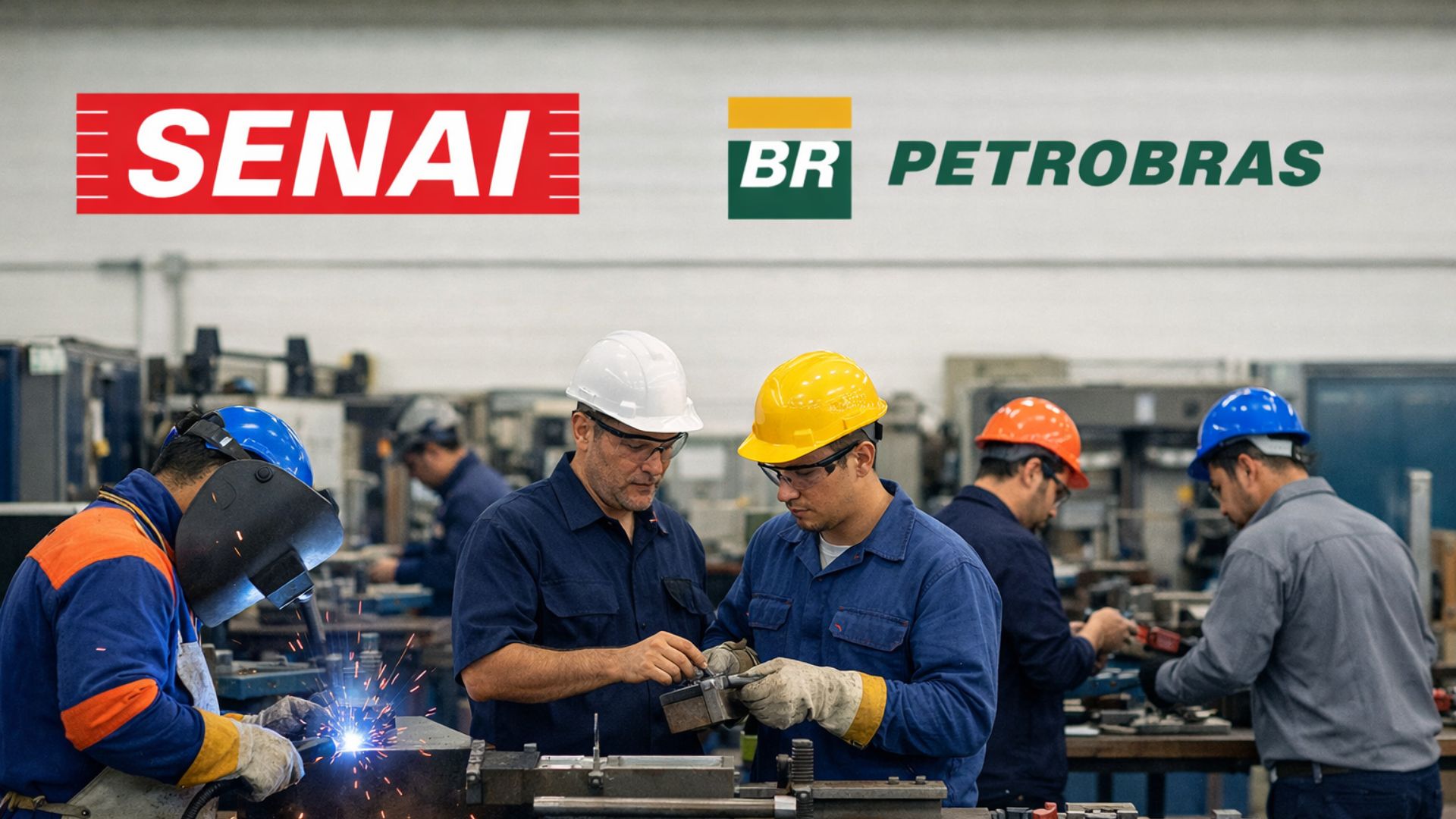 SENAI e Petrobras abrem 520 vagas em cursos gratuitos em SP, com bolsa de até R$ 858, seleção por sorteio e foco em qualificação profissional.