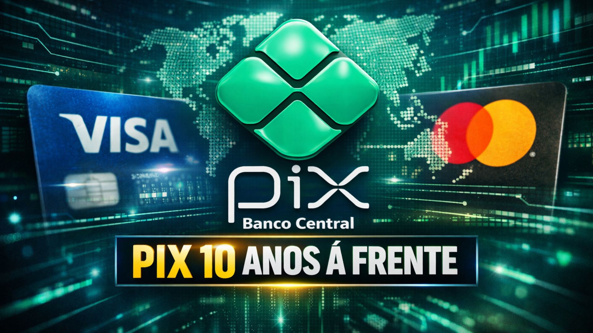 Pix coloca Brasil à frente em pagamentos digitais, segundo Brett King. Sistema do Banco Central entra no radar dos EUA e pressiona Visa e Mastercard em meio ao avanço da IA.