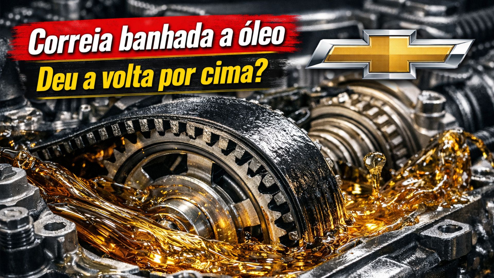 Correia banhada a óleo da Chevrolet promete até 240 mil km, mas exige óleo correto e manutenção rigorosa para evitar falhas graves.