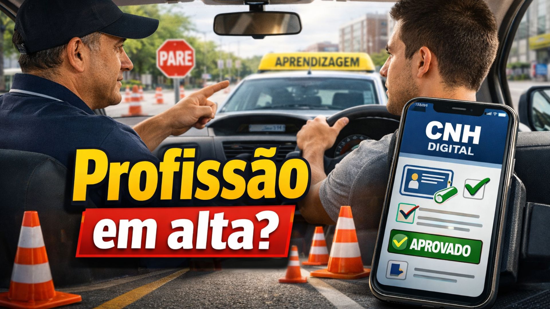Novo modelo da CNH amplia uso do app CNH do Brasil e abre espaço para instrutores autônomos atuarem fora das autoescolas.