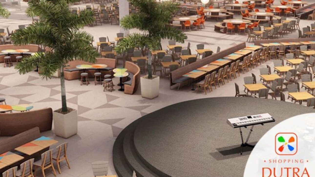 Proyecto del Shopping Dutra es retomado en la Baixada Fluminense con inversión de R$ 660 millones, hasta 250 tiendas, cine con 10 salas y previsión de conclusión hasta 2028.
