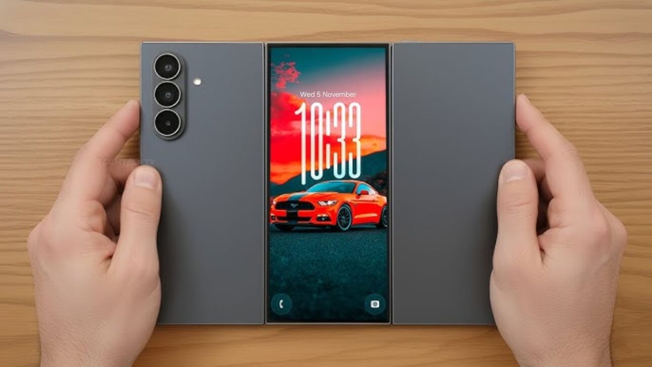 Galaxy Z TriFold se agota en menos de 24 horas en los Emiratos, cuesta R$ 18,5 mil y trae pantalla triple de 10”, Snapdragon 8 Elite y 16 GB de RAM.