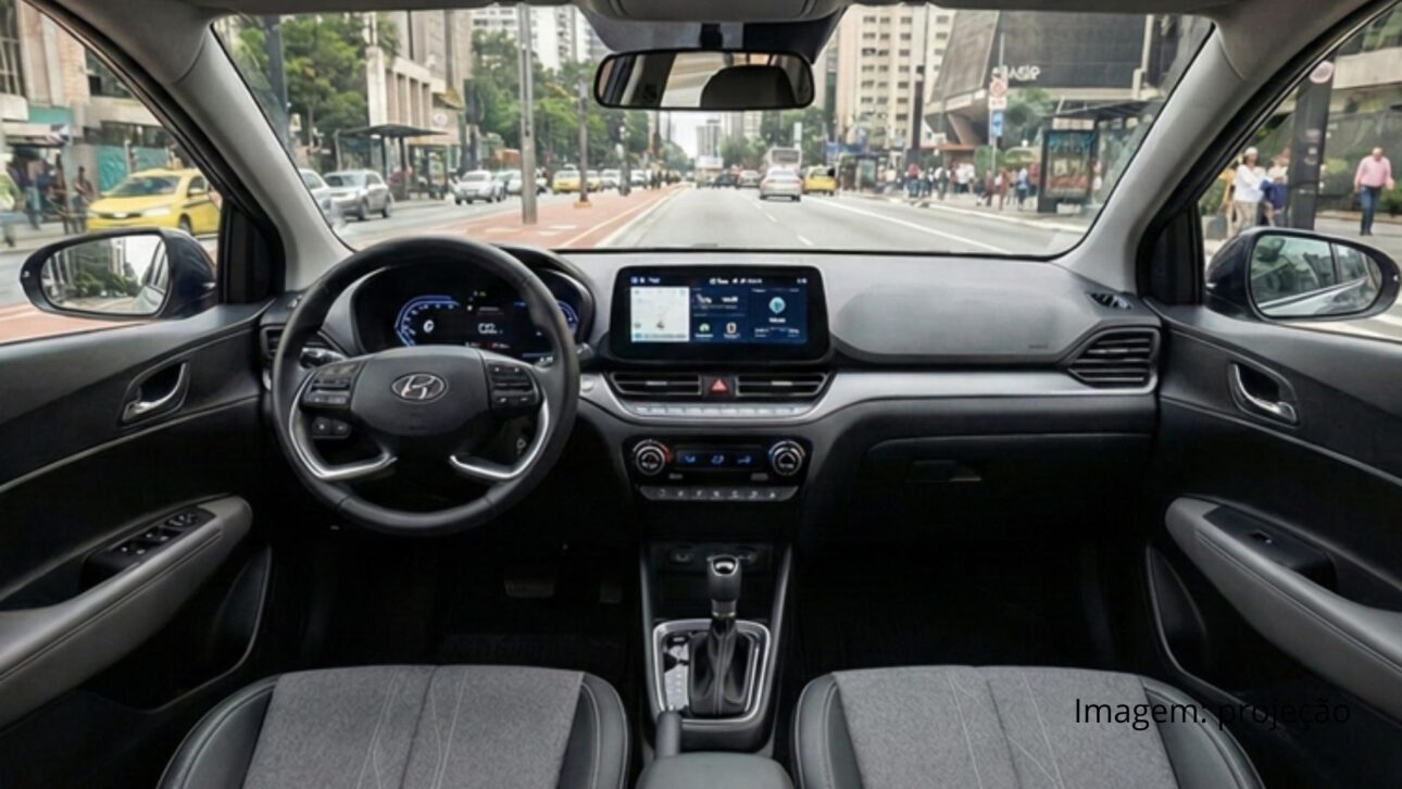 Nuevo Hyundai HB20 2027 se estrena en 2026 con visual renovado, motor 1.0 turbo de 120 cv y enfoque en confort, tecnología y ventas en Brasil. (Imagen: proyección)