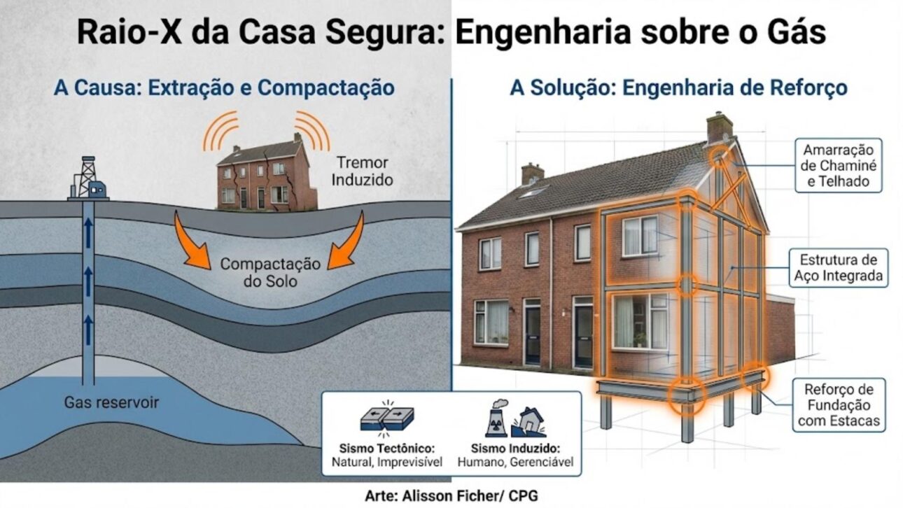 En Groningen, terremotos inducidos por la extracción de gas cambiaron reglas de seguridad y llevaron al refuerzo de casas y edificios en la región.