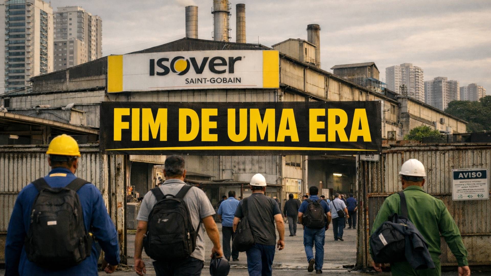 Fábrica da Isover em Santo Amaro será fechada após TAC com o MP e a Cetesb. Encerramento até 2026 afeta cerca de 150 empregos na zona sul de SP.