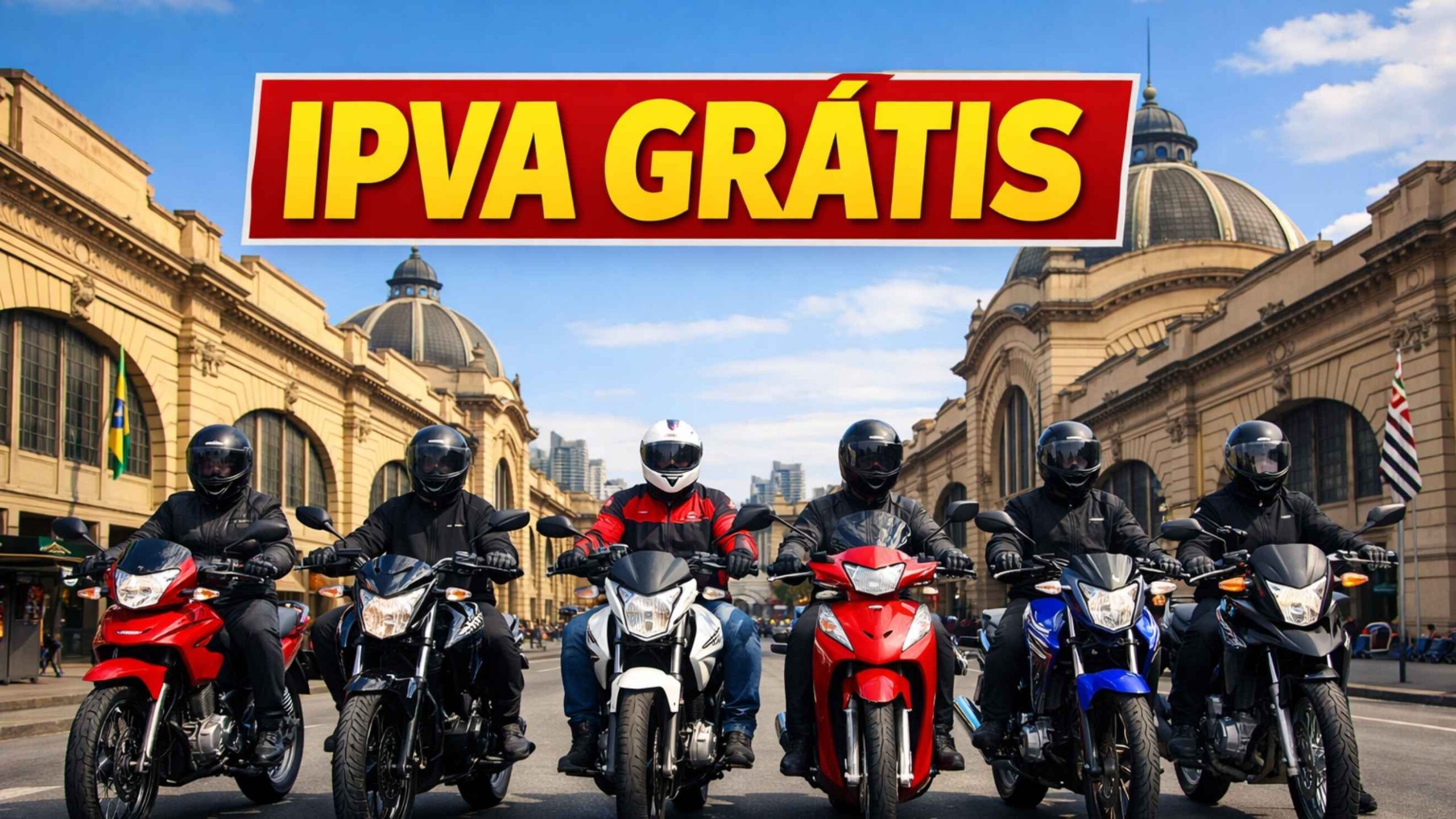 São Paulo sanciona lei que isenta motos de até 180 cilindradas do IPVA a partir de 2026, beneficiando 4,3 milhões de veículos e reduzindo impostos.