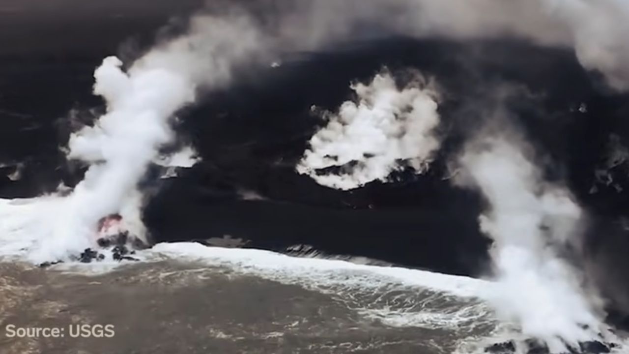 El enfriamiento de lava con agua de mar en la lava en el volcán Eldfell salvó el puerto de Heimaey y cambió la isla de Heimaey.