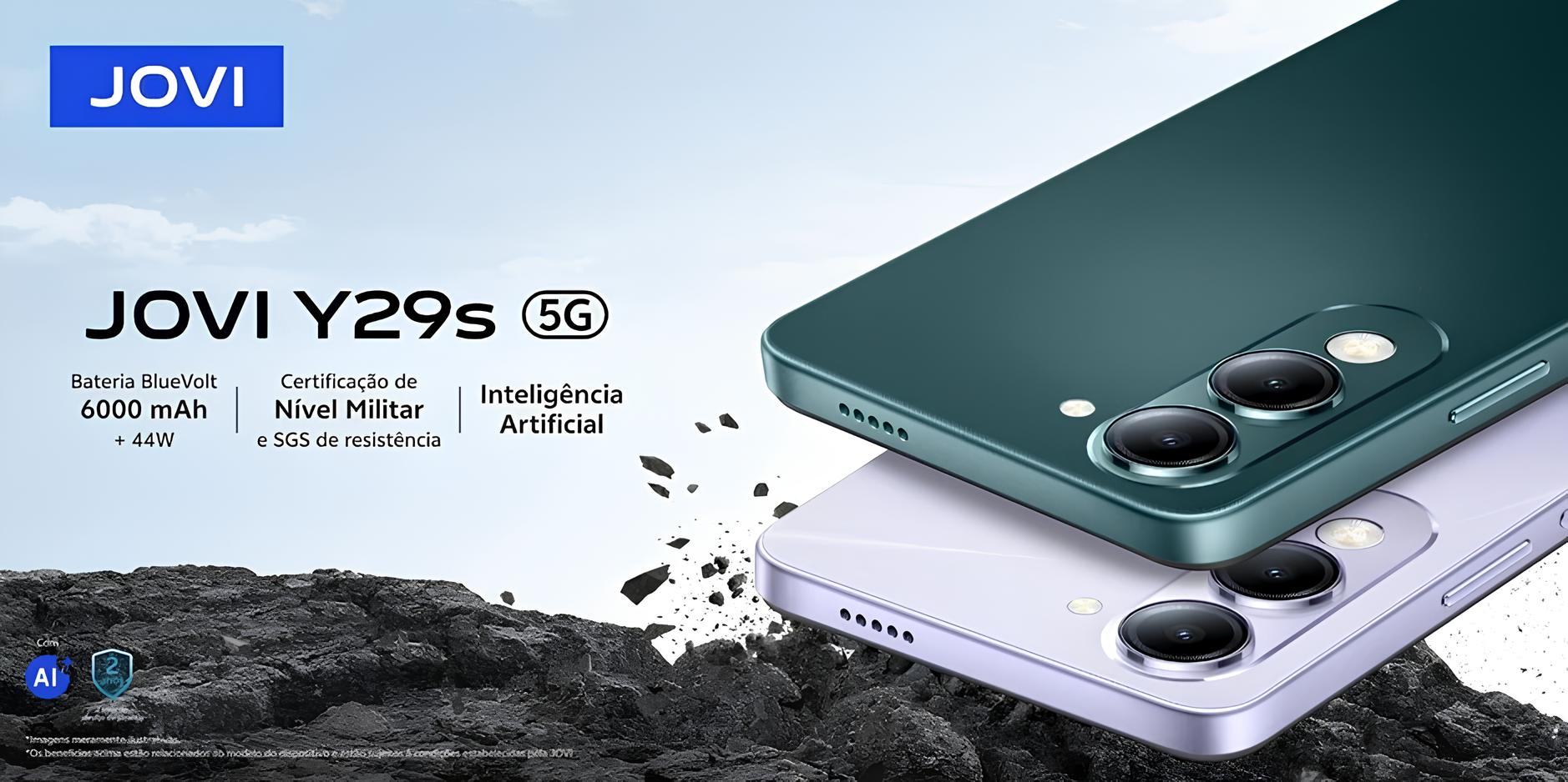 Custando R$ 924, com 256 GB, bateria de 5.500 mAh e tela de 90 Hz, o JOVI Y19s vira uma das melhores ofertas de celular básico de 2025 e ainda pode ser parcelado em até 18x