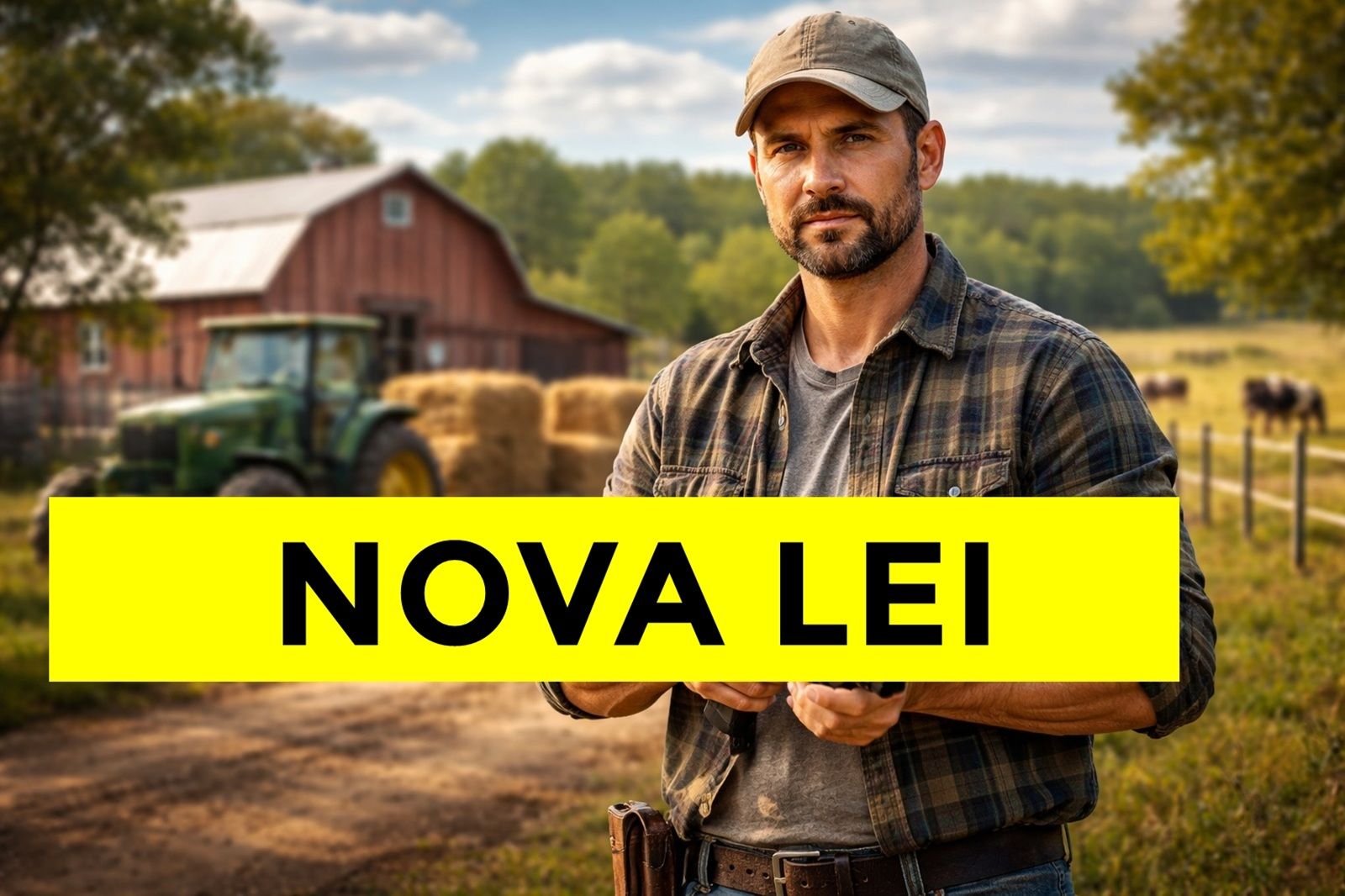 CCJ aprova porte de arma rural para maiores de 21 anos, válido por 10 anos e restrito ao imóvel; projeto altera o Estatuto do Desarmamento e segue ao Senado