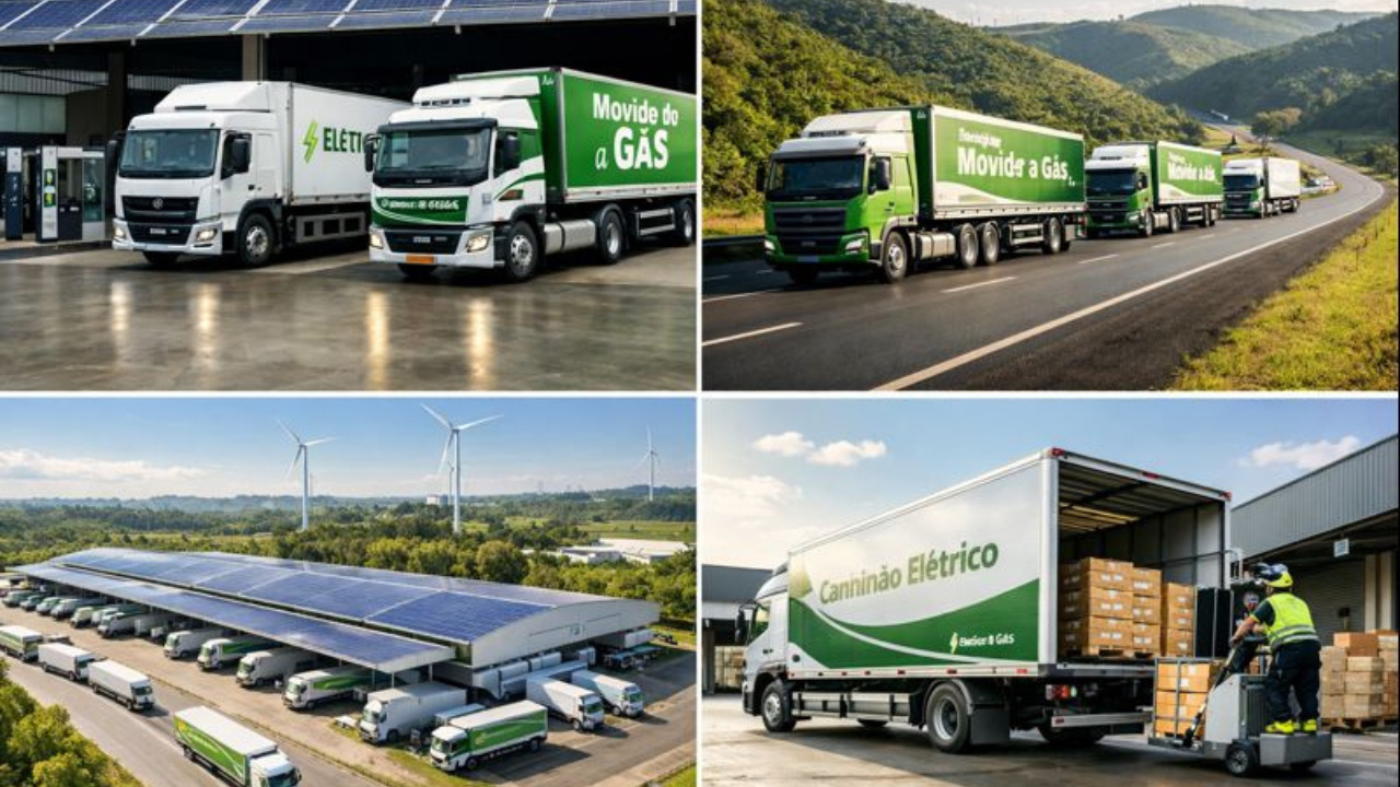 Sustentabilidade virou lucro na logística. Frota verde, biometano e eletrificação impulsionam margens e novos contratos no transporte.